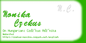 monika czekus business card